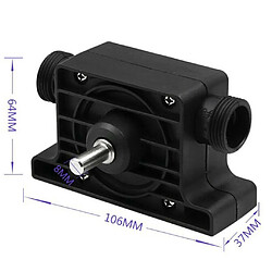 Acheter Huile de forage électrique à tige ronde de 8 mm / pompe à eau auto-amorçante avec colliers de serrage - Noir