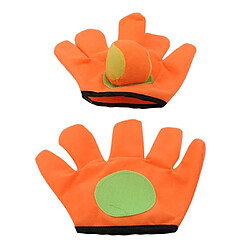 Wewoo Sports de plein air jouets enfants peluche collant balle gants de capture fixéstaille S