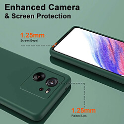 Acheter Htdmobiles Coque pour Xiaomi 13T / 13T Pro 5G - housse etui silicone gel fine + verre trempe - VERT