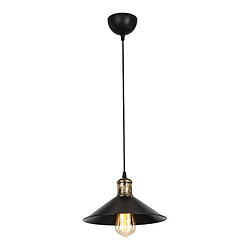 Helloshop26 Lustre lampe lumière suspendu suspension en plastique hauteur 62 cm E27 noir / bronze patiné 03_0007505