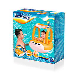 Bestway Canard Gonflable Enfant avec Son 109x99 cm +3 Ans Plage et Piscine 34151