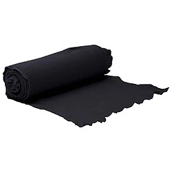 vidaXL Membrane géotextile noir 1 x 150 m fibre de polyester