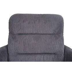 Mendler Chaise de salle à manger HWC-K32, fauteuil chaise, pivotante position auto, tissu/textile ~ velours - gris pas cher