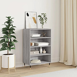 vidaXL Buffet haut sonoma gris 57x35x90 cm bois d'ingénierie