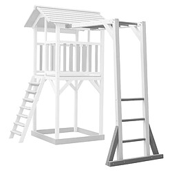 Acheter AXI Beach Tower Cadre d'escalade en bois en gris et BLANC | Élément d'appoint pour Aires de Jeux | Accessoires d'escalade pour Aire de Jeux - 205,7 cm