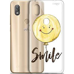 Caseink Coque arrière Wiko View 2 (6 ) Gel HD [ Nouvelle Collection - Souple - Antichoc - Imprimé en France] Smile Baloon