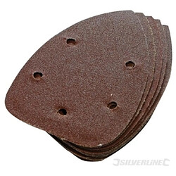 Silverline Feuilles abrasives auto agrippantes x10 140 mm, grain 120