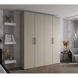 Abiks Meble Armoire Inova 3 À Portes Battantes 236,7/200/47 4 Portes (gris/nero)