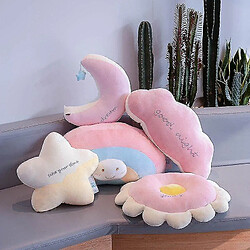 Universal Lune Peluche Oreiller Coussin Peluche Jouet Enfant Jouet Bébé Oreiller Meilleur Cadeau (35 * 25 cm)