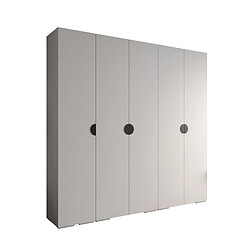 Abiks Meble Armoire Inova 4 À Portes Battantes 236,7/250/47 5 Portes (bianco/nero)