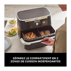 Friteuse sans huile - NINJA - AF500EU - Foodi Flex - 10,4 L - 32,7 x 49,6 x 31,6 cm - Noir pas cher