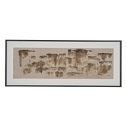 BigBuy Home Toile Blanc Noir Abstrait 150 x 4 x 60 cm