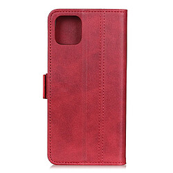 Etui en PU adsorption magnétique rouge pour votre Xiaomi Mi 10 Lite 5G/Mi 10 Youth 5G