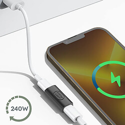 Avis Avizar Adaptateur USB-C Femelle 3 en 1 Charge, Synchronisation, Vidéo Noir