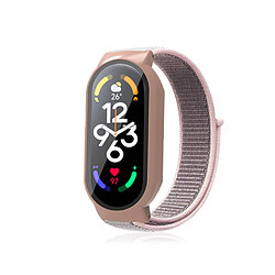 Bracelet en nylon pour votre Xiaomi Mi Band 7/7 NFC - rose/rose