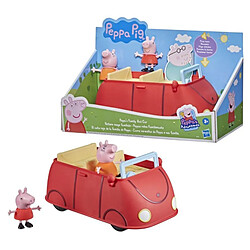 Disney Set of figure Peppa Pig Family red car