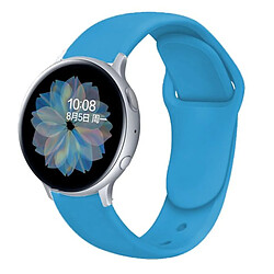 NIS Bracelet Phonecare en silicone lisse compatible avec Huawei Watch 4 Pro Space Edition - Bleu ciel