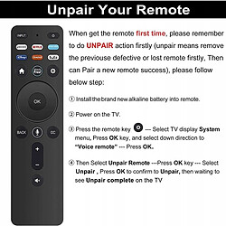 Acheter GUPBOO Télécommande Universelle de Rechange pour Vizio V-series et M-series 4K HDR smart