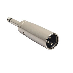 Avis 3 Broches XLR Mâle À 1/4"" 6.35mm Mono Adaptateur Convertisseur Audio Câble