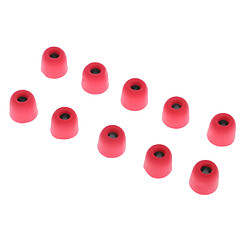 Avis embouts earbud en mousse à mémoire de forme embouts earplug pour casque inear 4,5 mm rouge