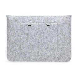 Avis Wewoo Housse Étui gris pour MacBook Air 11.6 pouces, Taille: 33x22x1cm 11.6 pouces Universel Mode Doux Sac Tablet Laptop de Feutre