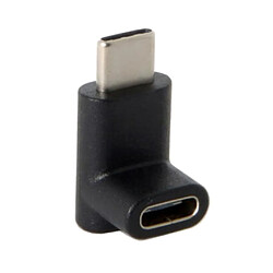 Acheter Adaptateur D'alimentation D'extension Coudé à 90 Degrés USB 3.1 Type-C Mâle à Femelle A