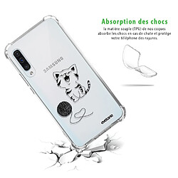 Avis Coque Samsung Galaxy A50 anti-choc souple avec angles renforcés transparente Chat et Laine Evetane