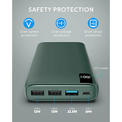 Acheter SANAG Batterie Externe 26800Mah 22,5W Powerbank Pd Usb C Power Bank Avec Écran Lcd Numérique Pour Smartphone Tablet