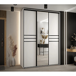 Abiks Meble Armoire Davos 11 À Portes Coulissantes 235,2/170/45 3 Portes