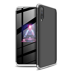 Wewoo Coque Rigide Étui pour PC à couverture intégrale à trois étages Galaxy A70 argent noir