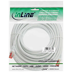 Câble patch, S-STP/PIMF, Cat.6, blanc, 10m, InLine®