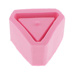 Moule Bougie savon Triangulaire Pot de Fleurs