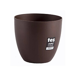 PLASTIKEN Pot de fleurs bol Tes - 18 cm - Bronze