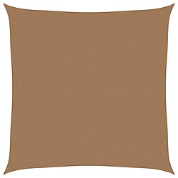 vidaXL Voile d'ombrage 160 g/m² Taupe 4,5x4,5 m PEHD