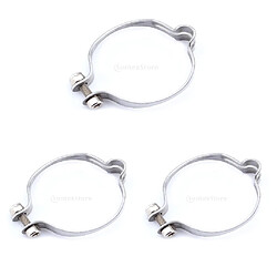 3Pcs Colliers de Serrage Multifonction Vintage pour Câble de Frein de Vélo en Inox Durable et Pratique