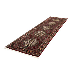 Avis Vidal Tapis de couloir en laine 304x83 rouge Bidjar