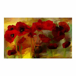 Paris Prix Papier Peint Poppies in Warm Tone II 450x270cm