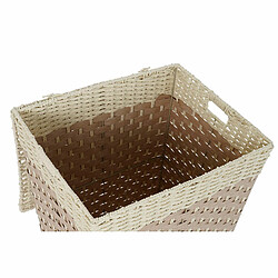 Avis Panier à linge DKD Home Decor Naturel Tressé Métal Fibre (43 x 35 x 59 cm) · Reconditionné