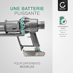 Acheter Batterie pour Dyson V10, Cyclone V10, V10 Absolute, V10 Animal, V10 Origin, V10 Extra, Dyson SV12 3000mAh - Convient uniquement au type B - de CELLONIC