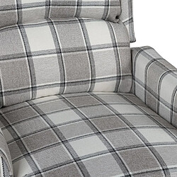 Maison Chic Fauteuil inclinable,Fauteuil luxe de relaxation Gris Tissu -MN38389 pas cher