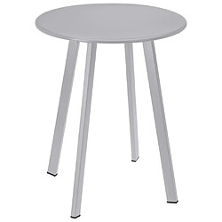 ProGarden Table d'appoint 40x49 cm gris mat