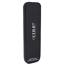 Adaptateur USB Wifi sans fil double bande 600 Mbps - Noir