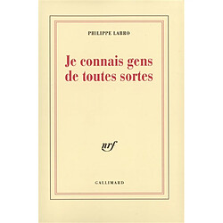 Je connais gens de toutes sortes - Occasion