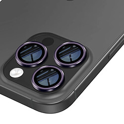 Avizar Verre Trempé Caméra pour iPhone 16 Pro Dureté 9H Anti-rayures Violet