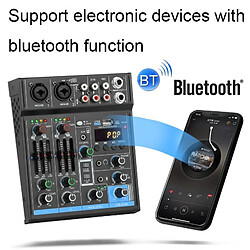 Acheter Table De Mixage USB Bluetooth Pour Enregistrement Et Diffusion En Direct YONIS