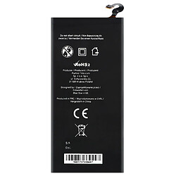 Avizar Batterie Compatible Samsung Galaxy S6 - 2550 mAh - Blanc