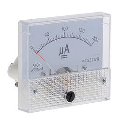 Outils De Mesure De Courant 0-200uA D'appareil De Contrôle Actuel D'ampère De CC Du Panneau 85C1-uA