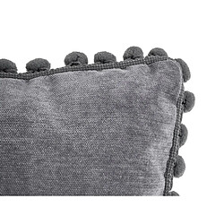 Avis Atmosphera, Createur D'Interieur Coussin à pompons 40x40 cmInstants volés - gris foncé - Atmosphera