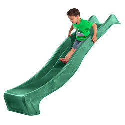 Avis AXI Sky230 Toboggan à Eau en VERT - 228 cm | Élément complémentaire pour aire de jeux / maison de jeu enfant | Toboggan pour hauteur de estrade 120 cm