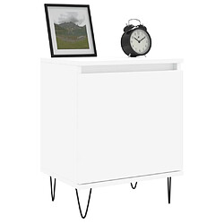 Avis Maison Chic Lot de 2 Tables de chevet,Table de nuit,Table d'appoint pour salon blanc 40x30x50 cm bois d'ingénierie -MN85287